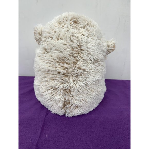 Warrnie Weighted Hamster 8 Inch Brown Cream Scented Plush Stuffed Animal - Picture 3 of 6